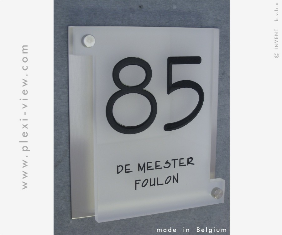 NUMERO DE MAISON DESIGN BLOCK 